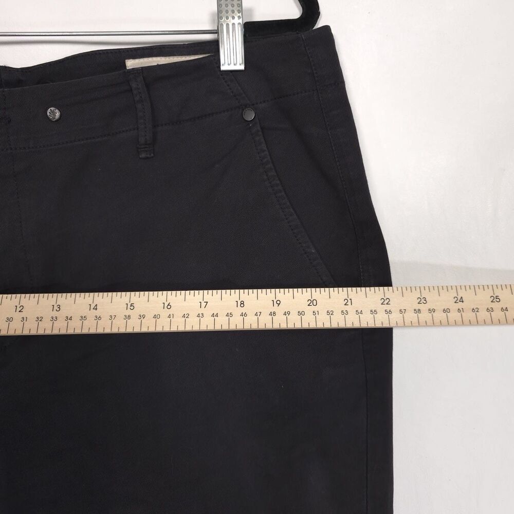 Rag & Bone Size 32 Buckley Chino Raw Hem Pants Faded‎ Black Gray Cotton Blend - Picture 5 of 12